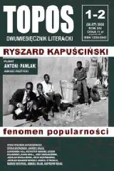 Okładka książki „*Topos* nr 1–2 (86–87) 2006 — numer poświęcony Ryszardowi Kapuścińskiemu”