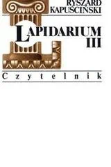 Okładka książki „Lapidarium III”